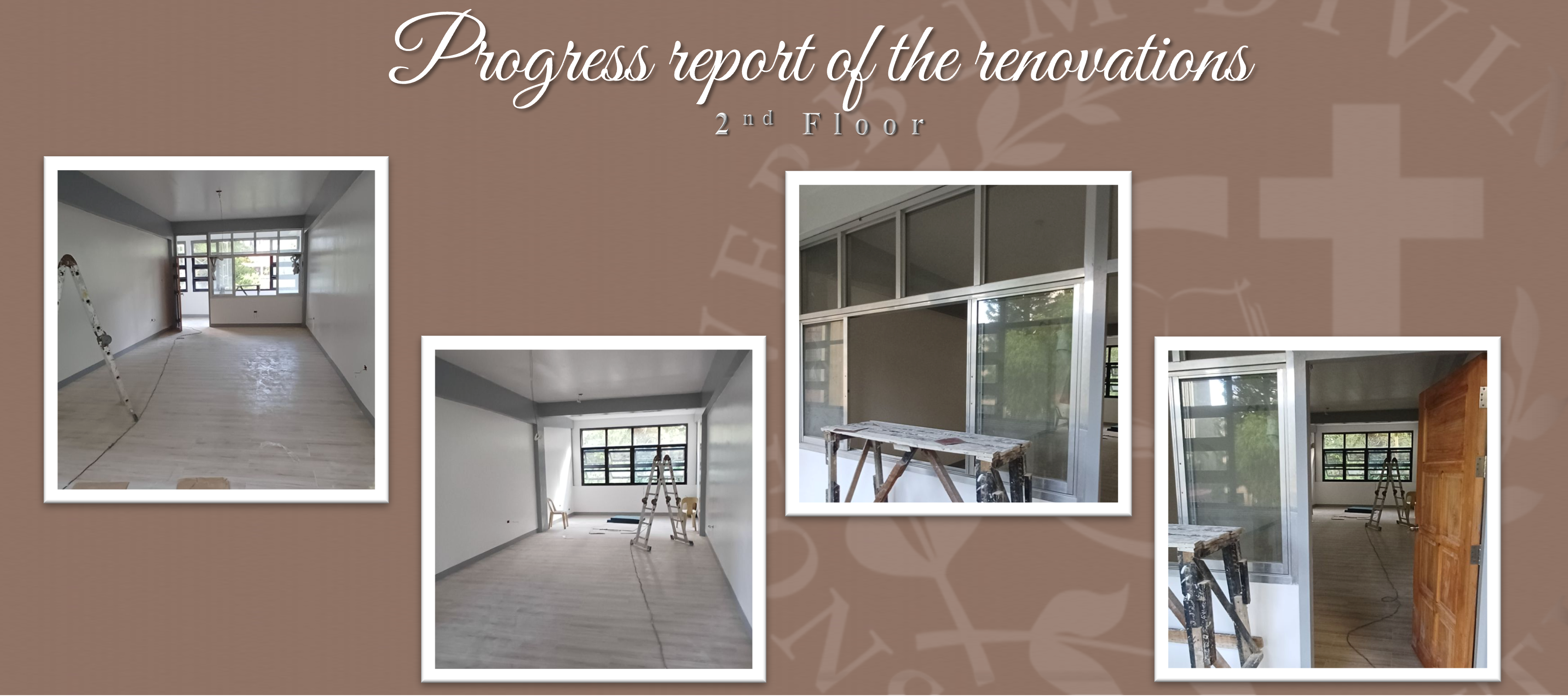 Progress report of the renovations (2nd Floor)